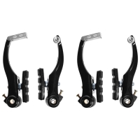 Комплект тормозов Dream Bike V-brake, алюминий, рамки 110 мм, колодки 60 мм, цвет чёрный Комплект тормозов Dream Bike V-brake, алюминий, рамки 110 мм, колодки 60 мм, цвет чёрный