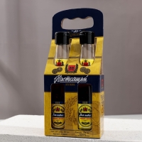 Новогодний подарочный набор косметики &laquo;Как пивас, только лучше&raquo;, гель для душа и шампунь для волос во флаконах пиво, 2 х 250, Новый Год