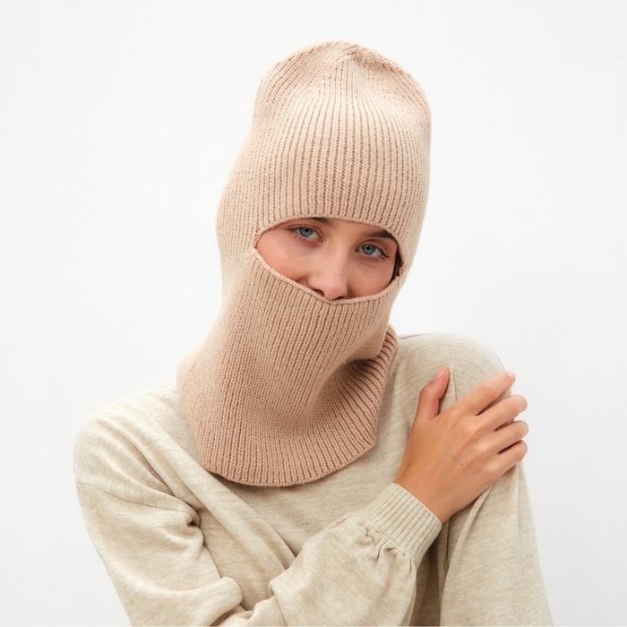 Балаклава женская MINAKU one size 52-58 кофе Балаклава женская MINAKU one size 52-58 кофе