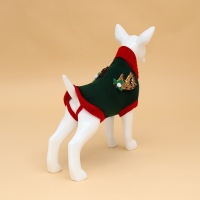 Свитер "Рога удачи", размер 2XL (ДС 45 см, ОШ 36, ОГ 35-54), зелёный Свитер "Рога удачи", размер 2XL (ДС 45 см, ОШ 36, ОГ 35-54), зелёный