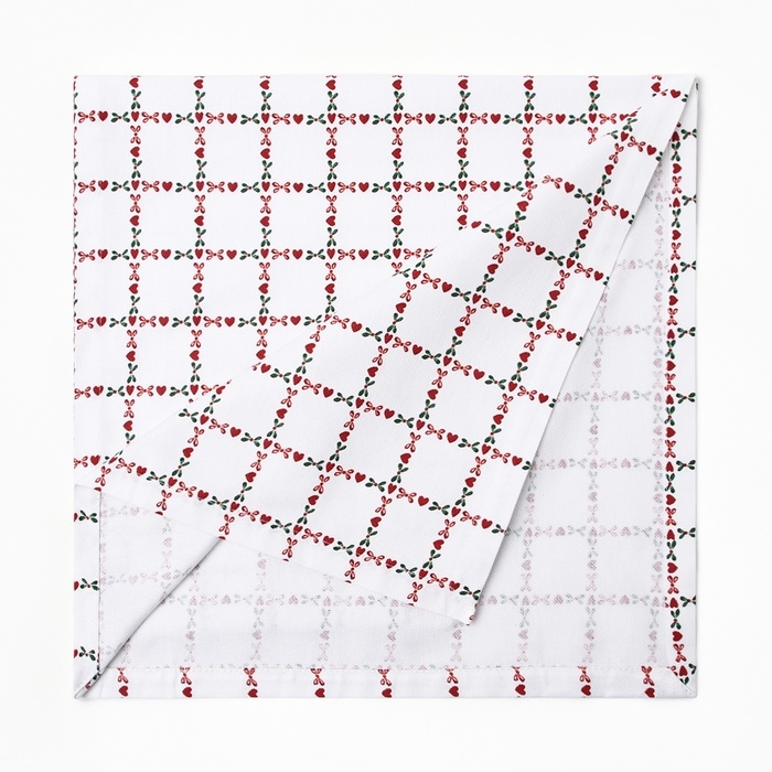 Скатерть Этель "Flower Cage" 149х180 см, 100% хл, рогожка 186 г/м2