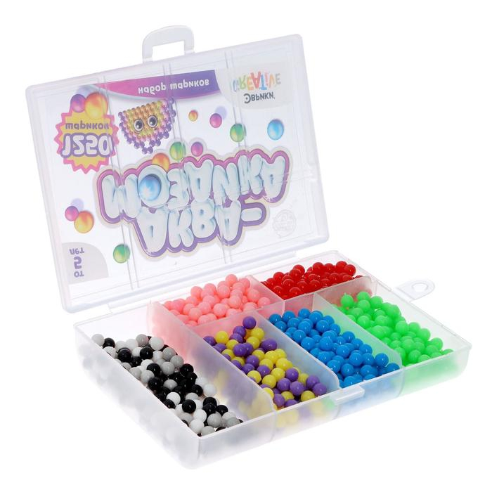 Набор шариков для аквамозаики &laquo;Шкатулка&raquo;, 1250 штук