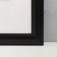 Фоторамка пластик "МИРАМ" 25х35 см чёрный (пластиковый экран)