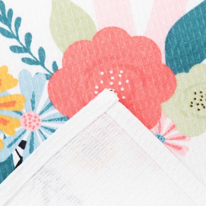 Набор полотенец кухонный "Доляна" Светлая Пасха 35х60см-2 шт,100% хлопок, вафля 160 г/м2