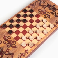 Нарды деревянные большие, с шашками "Конь-21", настольная игра, 60 х 60 см Нарды деревянные большие, с шашками "Конь-21", настольная игра, 60 х 60 см