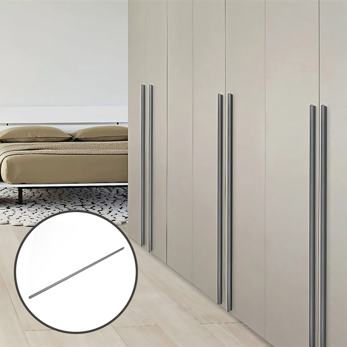 Ручка-скоба CAPPIO RSC021, алюминий, м/о 960 мм, цвет графит Ручка-скоба CAPPIO RSC021, алюминий, м/о 960 мм, цвет графит