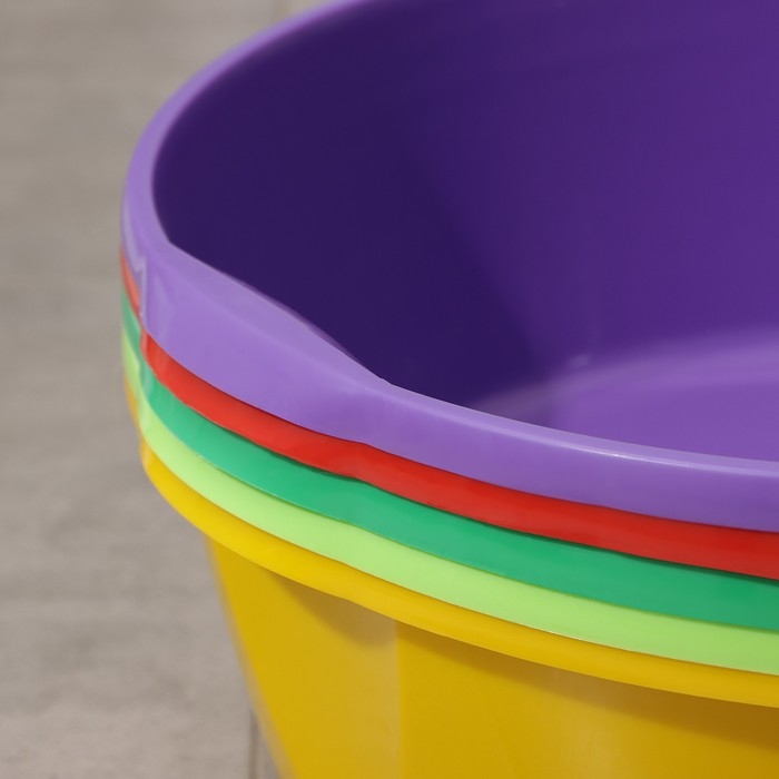 Таз круглый, 20 л, МИКС Таз круглый, 20 л, МИКС