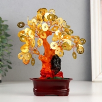 Сувенир бонсай "Денежное дерево" 63 монеты 19х16х8,2 см Сувенир бонсай "Денежное дерево" 63 монеты 19х16х8,2 см