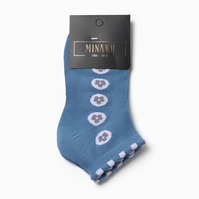 Носки детские Носки детские "Цветы" MINAKU, цв.синий (8-12 лет)