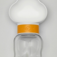 Поилка прогулочная 585 мл+контейнер для корма, жёлтая Поилка прогулочная 585 мл+контейнер для корма, жёлтая