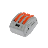 Строительно-монтажная клемма, СК-329, 32А, 0,08-2,5 мм2, 3 отв.,с рычажком, набор 10 шт Строительно-монтажная клемма, СК-329, 32А, 0,08-2,5 мм2, 3 отв.,с рычажком, набор 10 шт