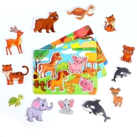 Развивающая игра на липучках &laquo;&lrm;Изучаем животных. Мамы и малыши&raquo;&lrm;