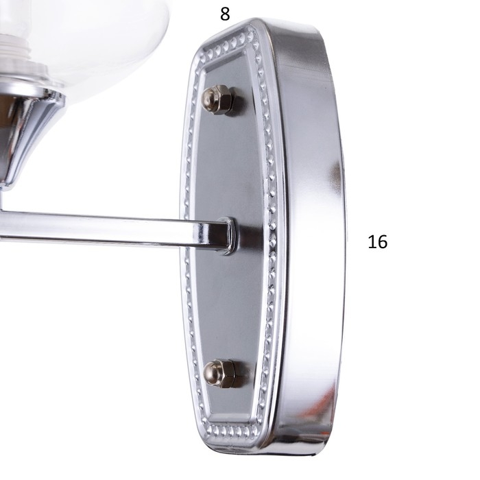 Бра 2068/1CR E27 40Вт хром 17х14х20 см Бра 2068/1CR E27 40Вт хром 17х14х20 см