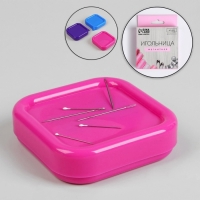 Игольница магнитная, 8,5 &times; 8,5 см, цвет МИКС