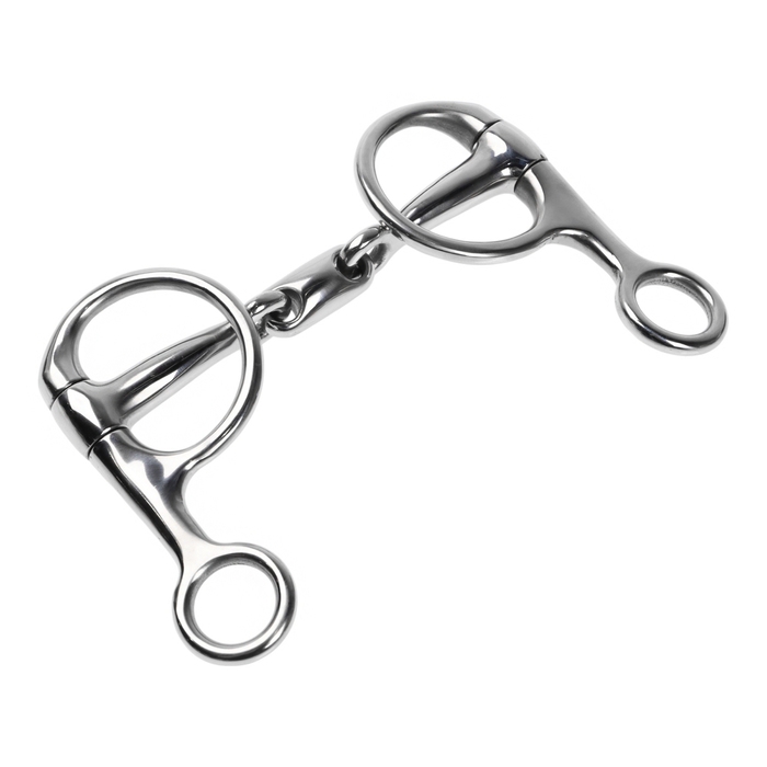 Удило для лошади Удило для лошади "Боше", расстояние между кольцами 140 мм