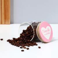 Банка для хранения сыпучих продуктов и круп &laquo;Готовь с любовью&raquo;, 250 мл