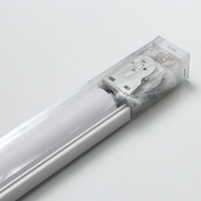 Штора рулонная &laquo;Механика&raquo;, 50&times;180 см (с учётом креплений 3,5 см), цвет белый