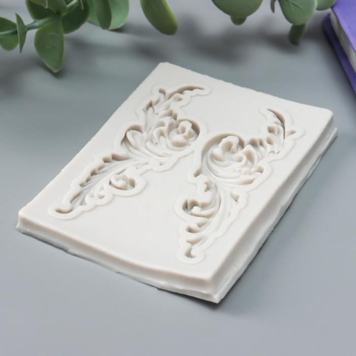 Молд силикон "Растительные ветви" 2 предмета 7,5х5,6х0,5 см