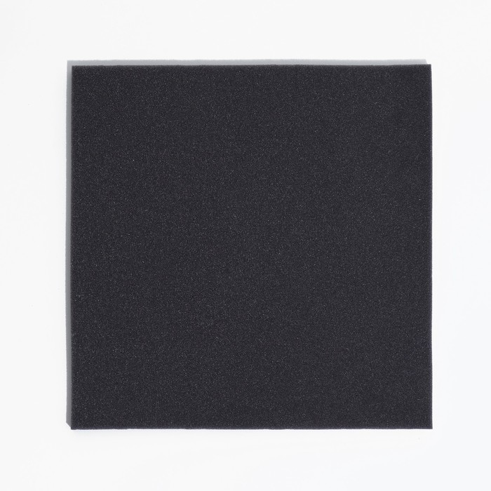Губка прямоугольная, лист 50 х 50 х 2 см, серый Губка прямоугольная, лист 50 х 50 х 2 см, серый