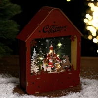 Новогодний декор с подсветкой &laquo;С новым годом&raquo; 16 &times; 5,5 &times; 20 см