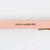 Ручка пластик &laquo;Учителю: Лучший учитель&raquo;, с тиснением на корпусе, синяя паста, 0,7 мм