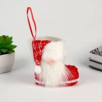 Новый год! Конфетница &laquo;Сапожок. Дед Мороз&raquo;