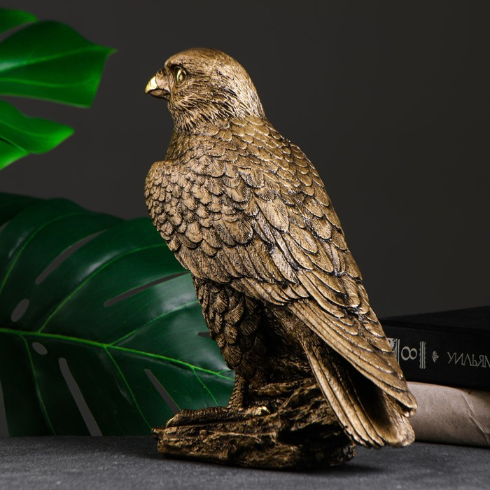 Фигура "Ястреб" золото, 24х13х26см