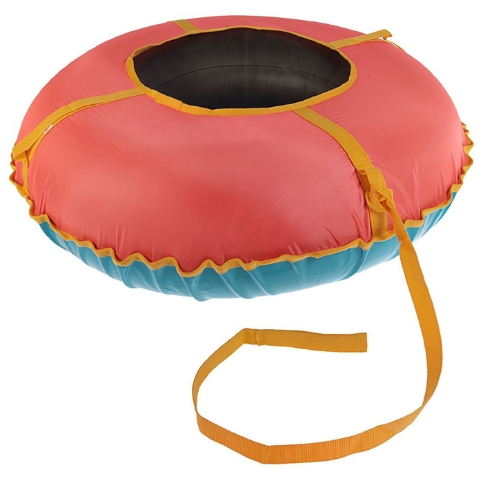 Тюбинг-ватрушка &laquo;Эконом&raquo;, диаметр чехла 105 см, цвета МИКС