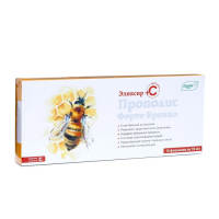 Эликсир &laquo;Эльзам. Прополис Форте-бронхо&raquo; с прополисом и витамином С, здоровые лёгкие, 10 флаконов по 10 мл