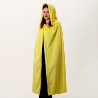 Карнавальный плащ взрослый, плюш, цвет жёлтый, длина 115 см Карнавальный плащ взрослый, плюш, цвет жёлтый, длина 115 см