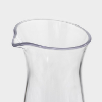 Кувшин &laquo;Лара&raquo;, 600 мл, поликарбонат, 8,5&times;19,5 см, цвет прозрачный