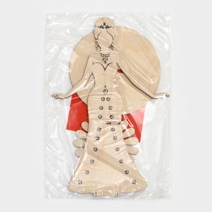 Салфетница деревянная Доляна &laquo;Прекрасная невеста&raquo;, 21,5&times;14,5 см