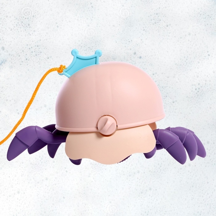 Заводная игрушка &laquo;Крабик&raquo;, водоплавающая, цвета МИКС