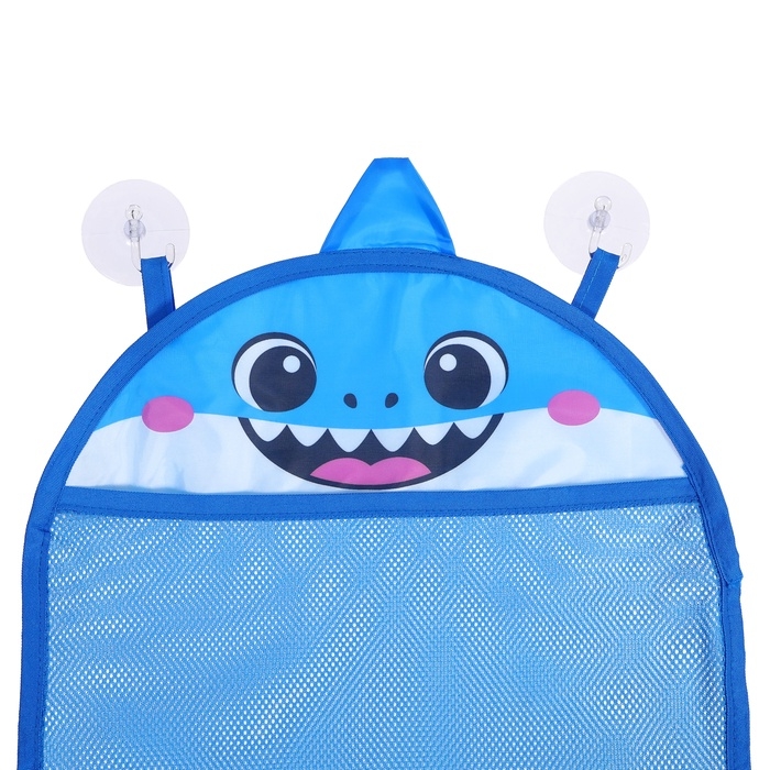 Сетка - органайзер &laquo;Акулёнок&raquo;, для хранения игрушек в ванной, на присосках