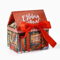 Коробка подарочная новогодняя складная &laquo; С Новым годом! &raquo;, 15 х 18 х 10 см, Новый год