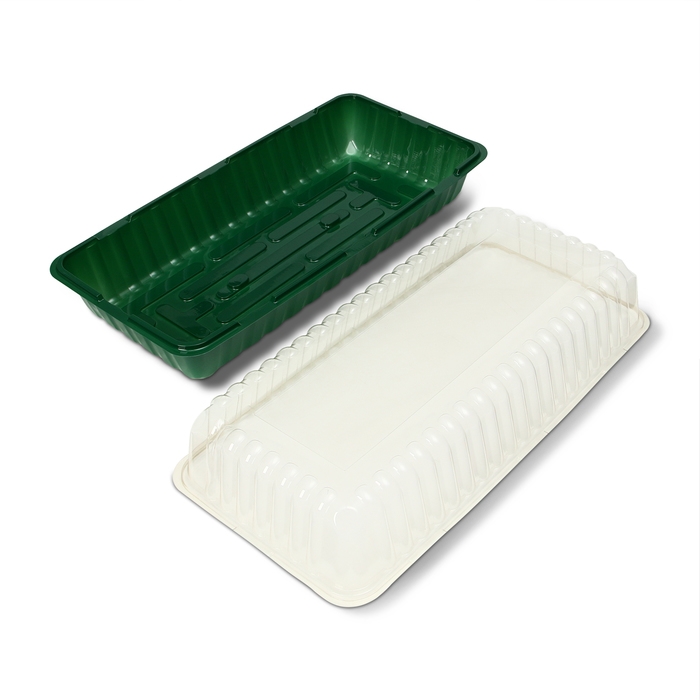 Мини-парник для рассады, 44 × 22 × 12 см, без вставок, Greengo Мини-парник для рассады, 44 × 22 × 12 см, без вставок, Greengo