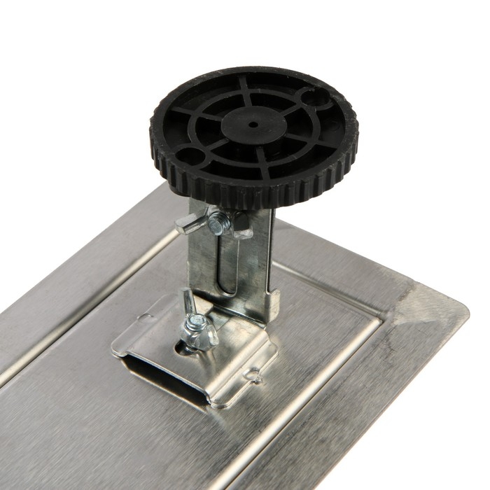 Трап ZEIN, c флaнцeм свободного вращения 360&deg;, 7х40 см, d=40/50 мм, нерж. сталь, сатин