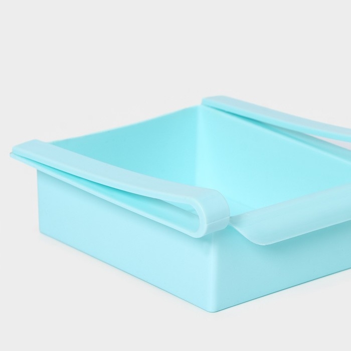 Полка подвесная в холодильник, 16×15,5×7 см, цвет МИКС Полка подвесная в холодильник, 16×15,5×7 см, цвет МИКС