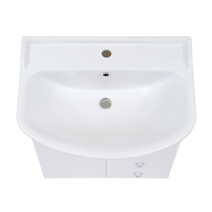 Комплект мебели: Тумба "Тура 60" + раковина "Амур 60", 59 х 29,6 х 82 см,