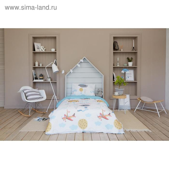 Постельное белье "Этель" 1.5 сп Авиатор 143х215 см, 150х214 см, 50х70 см -1 шт,100% хлопок, бязь