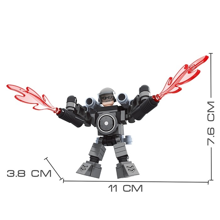 Конструктор Капитан &laquo;Космосолдат&raquo;, 60 деталей