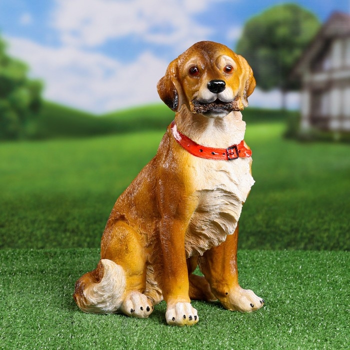 Садовая фигура Садовая фигура "Лабрадор рыжий" 37х28х20см