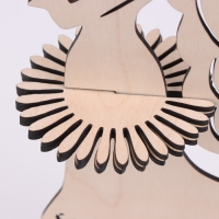 Салфетница &laquo;Девушка Лето&raquo;, фанера