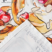 Полотенце "Булочка" 40х73 см, 100% хл, саржа 190 гр/м2