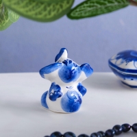 Сувенир &laquo;Слон&raquo;, средний, 7 см, гжель