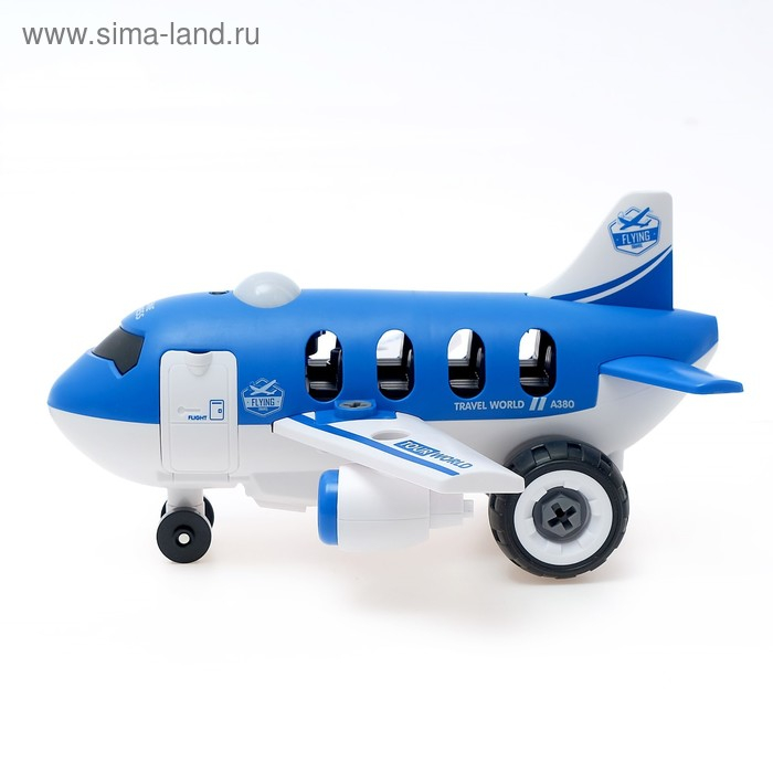 Конструктор-винтовой радиоуправляемый &laquo;Самолёт&raquo;, с электрическим шуруповёртом, 32 детали