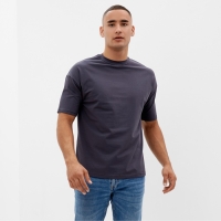 Футболка мужская из органического хлопка MINAKU OVERSIZE FIT: цвет графит, р-р 46 Футболка мужская из органического хлопка MINAKU OVERSIZE FIT: цвет графит, р-р 46