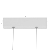 Светильник с ПДУ "Бергер" LED 18Вт 3000-6000К белый 100х100 см