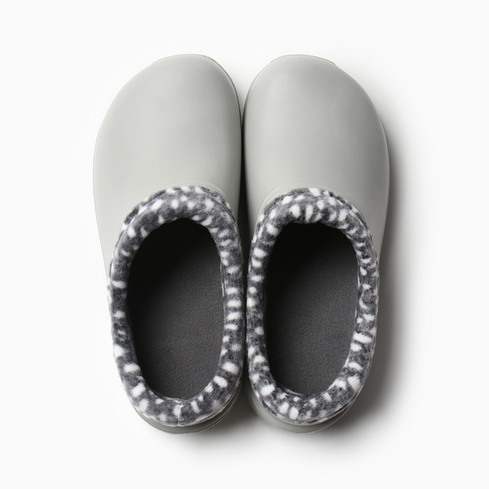 Галоши женские утепленные Галоши женские утепленные "Коро с отворотом" цвет дымчато-серый/росинка, размер 41