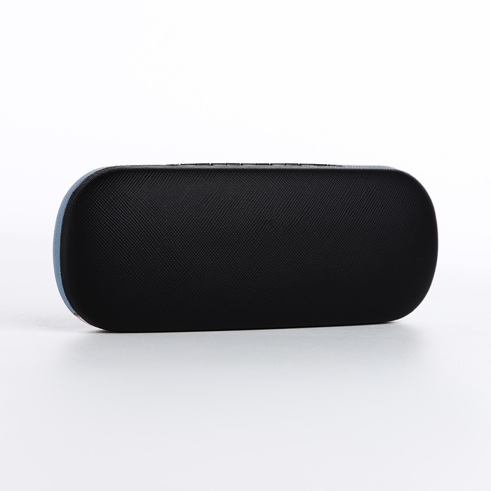 Футляр для очков на хлопушке, длина 16 см, цвет голубой Футляр для очков на хлопушке, длина 16 см, цвет голубой